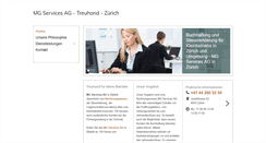 Desktop Screenshot of mg-ag.ch