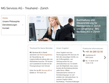 Tablet Screenshot of mg-ag.ch